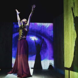 Un instante de la obra de teatro 'Queen Lear'