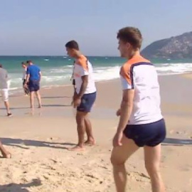 Holanda disfruta de las playas Brasileñas