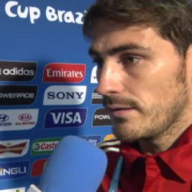 Iker Casillas: "Hay que ganar sí o sí y pedir perdón por la manera en la que hemos terminado el partido"
