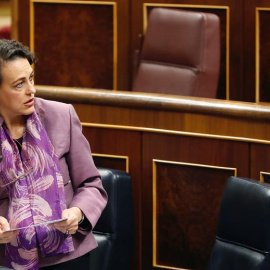 Magdalena Valerio durante una de las intervenciones en el Congreso | J.P.Gandul / EFE