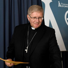 El obispo de Astorga (León), Juan Antonio Menéndez. - EFE