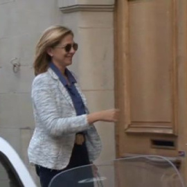 La infanta Cristina regresa a Ginebra 