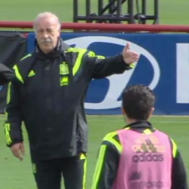Del Bosque le pide a Cesc su peto para dárselo a Xabi