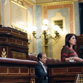 La portavoz del PSOE en el Congreso, Adriana Lastra / EFE