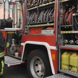 Un camión del cuerpo de bomberos de Tenerife.