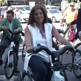 Botella estrena las nuevas 'bicis' eléctricas de Madrid