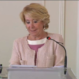 Esperanza Aguirre: "El virus del totalitarismo ha mutado en Podemos"
