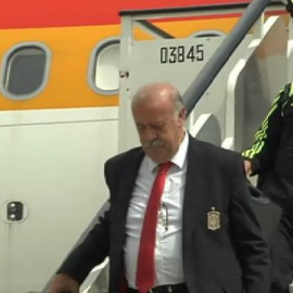 La Roja ya está en España