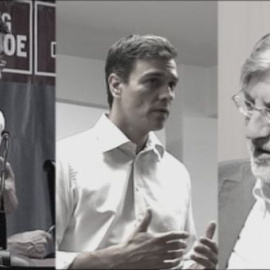 Las diferencias entre los tres candidatos del PSOE