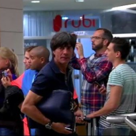 Alemania llega a Río de Janeiro para medirse con Francia