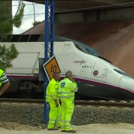 Las lluvias obligan a cortar el AVE Madrid-Alicante