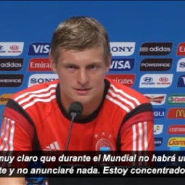 Toni Kroos: "Durante el Mundial no habrá una decisión sobre mi futuro"