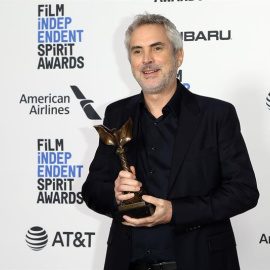 Director Alfonso Cuaron poses in the press room after winning the Best International Film for 'Roma, Mexico' at the 2019 Independent Spirit Awards in Santa Monica, California, USA, 23 February 2019. The award ceremony, organized by the non-profit organiz