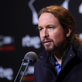 Pablo Iglesias, tras el debate en TVE. EFE/JuanJo Martín.