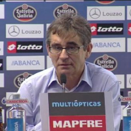 Fernando Vázquez, 'fulminado' en el Deportivo por sus críticas a la política de fichajes del club