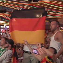 Los alemanes celebran la victoria en Mallorca