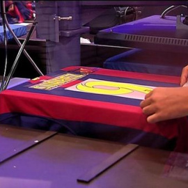 La camiseta azulgrana de Luis Suárez es ya una realidad