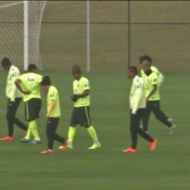 La 'canarinha' prepara la final de consolación en Teresópolis