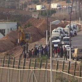 Intento frustrado de salto a la valla en Melilla