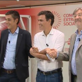 Diferencias y semejanzas entre los aspirantes a liderar el PSOE