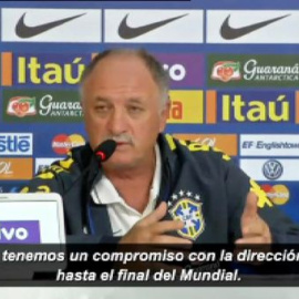 Scolari se aferra al cargo: "Tenemos un compromiso con la CBF hasta el final del Mundial"