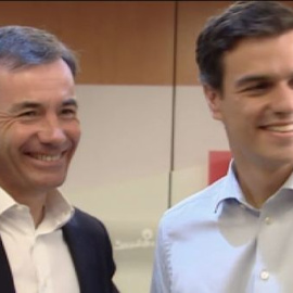 Pedro Sánchez recibe a Gómez y García-Page