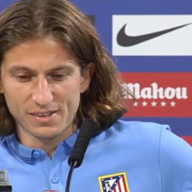Filipe Luis: "He sido muy feliz en este club y seguiré siendo rojiblanco para siempre"