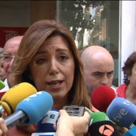Susana Díaz: "Salga lo que salga en el día de hoy va a ser bueno para el PSOE"