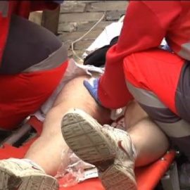 Dos heridos por asta de toro en el último encierro de sanfermines