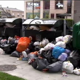35 días de acumulación de basura en las calles de Lugo