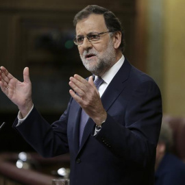 El expresidente del Gobierno Mariano Rajoy en el Congreso. EFE/Archivo