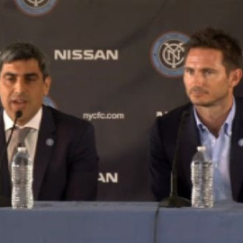 Lampard presentado con el New York City