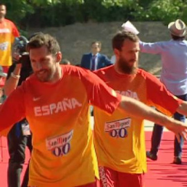Presentación oficial de los jugadores españoles del Mundial de Baloncesto