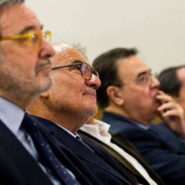 El expresidente de Caixa Catalunya Narcís Serra y el que era su director general Adolf Todó