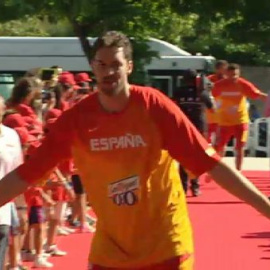 Presentación de la selección española de baloncesto
