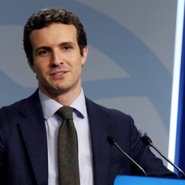 El vicesecretario de Comunicación del PP, Pablo Casado.- EFE