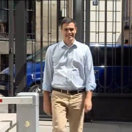 Sánchez visita La Moncloa