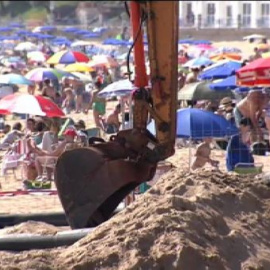Obras de agosto en El Sardinero