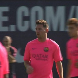 Messi, Mascherano y Álves, las novedades en el entrenamiento del Barça