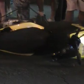 Herido grave un motorista tras colisionar con un coche en Madrid