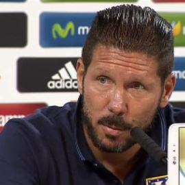 Simeone: "Va a jugar Moyá, no tengo ningún compromiso con nadie"