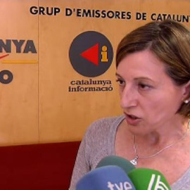 Forcadell: "Estamos convencidos de que vamos a votar y que vamos a ganar"