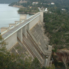 Embalse de Boadella, en Girona.