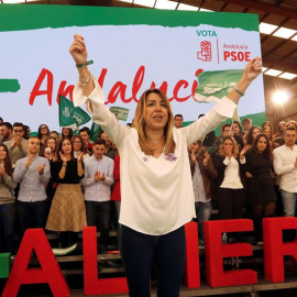 La presidenta del Gobierno de Andalucía y candidata a la reelección, Susana Díaz./EFE