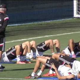 El Real Madrid prepara su partido contra la Fiorentina