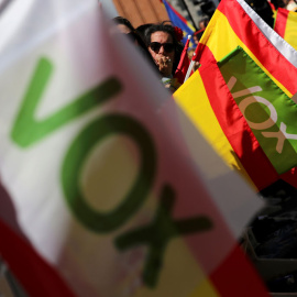 Manifestación en Barcelona de Vox. REUTERS/Sergio Perez