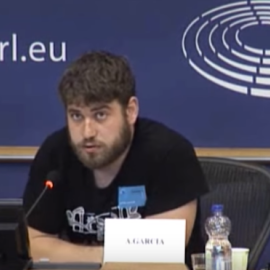 Intervención en el Parlamento Europeo de Alex García de Resistencia Films | YOUTUBE