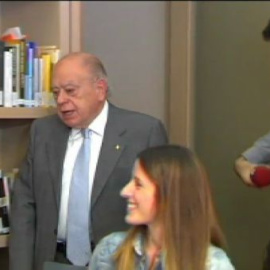 Jordi Pujol mantiene sus pertenencias en el despacho que le fue retirado.