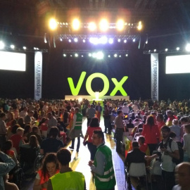 Mítin de Vox en la plaza de Vistalegre