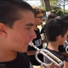 Protesta musical de los alumnos de un conservatorio de Sevilla